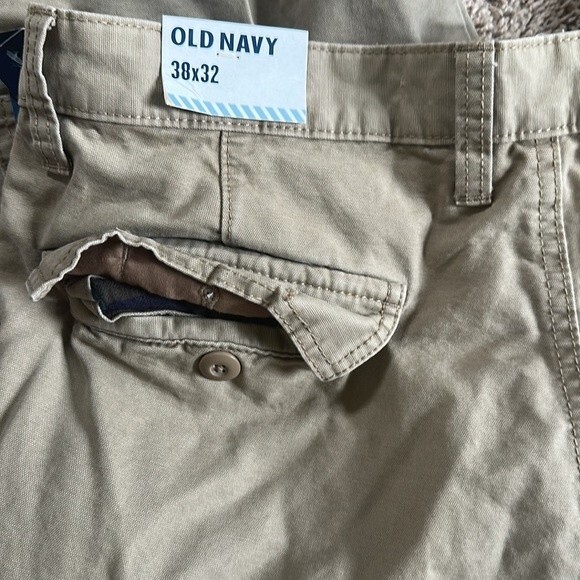 NWT Old Navy Lined Khaki Cargo Pants Size 38x32 - Picture 5 of 6